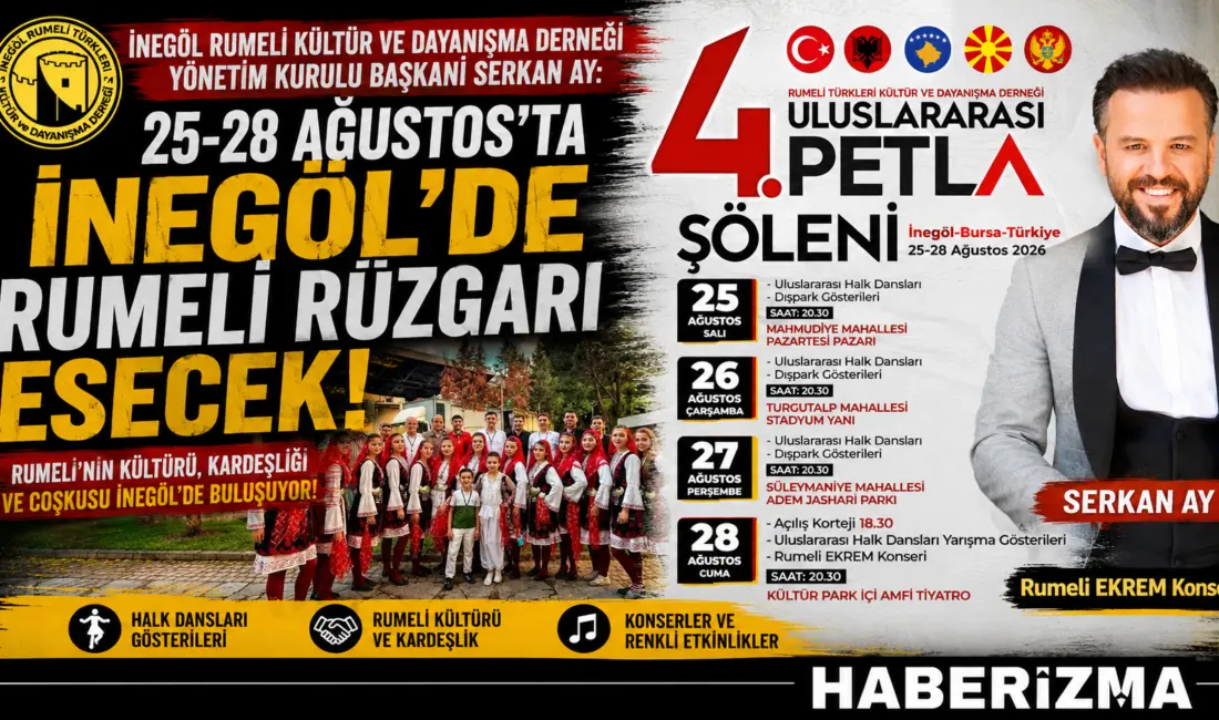 İnegöl Rumeli Türkleri Kültür ve Dayanışma Derneği tarafından düzenlenen 4.