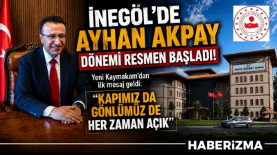 Cumhurbaşkanlığı kararnamesiyle İnegöl Kaymakamlığı görevine atanan Ayhan Akpay, bu sabah