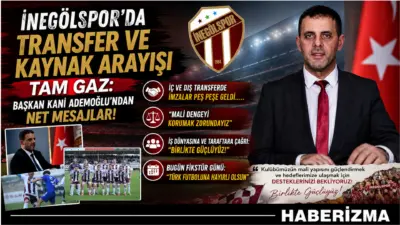 İnegölspor Başkanı Kani Ademoğlu, yeni sezon öncesinde camianın merakla beklediği
