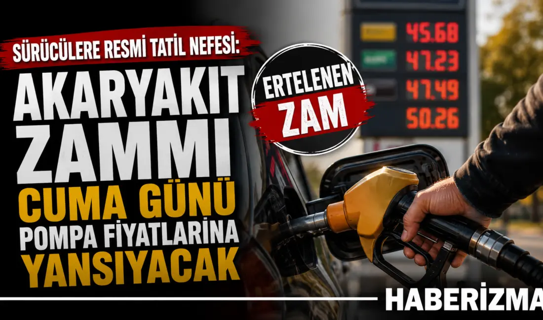 Son olarak hem benzin hem de motorinde yeni bir zam