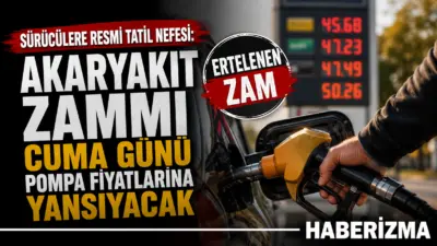 Son olarak hem benzin hem de motorinde yeni bir zam