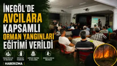 İnegöl Merkez Avcılar Derneği ve İnegöl Orman İşletme Müdürlüğü ortaklığında,