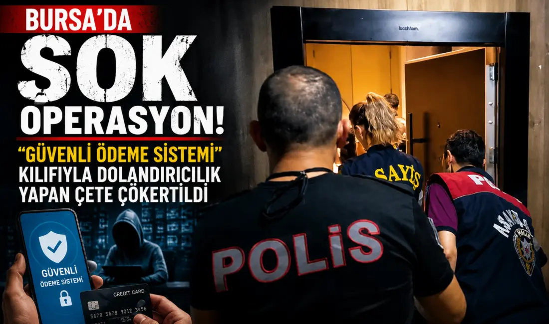Bursa merkezli 7 ayrı ilde, internet üzerinden araç satışı yapan