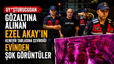 Bursa’da jandarma tarafından uyuşturucu ticareti yaptığı gerekçesiyle gözaltına alınan ünlü