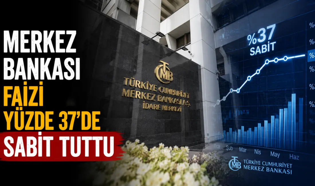 Merkez Bankası politika faizini değiştirmedi. Para Politikası Kurulu (Kurul), politika