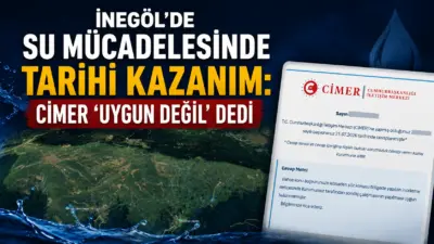 Bursa'nın İnegöl ilçesinde doğa ve içme suyu kaynaklarını korumak amacıyla