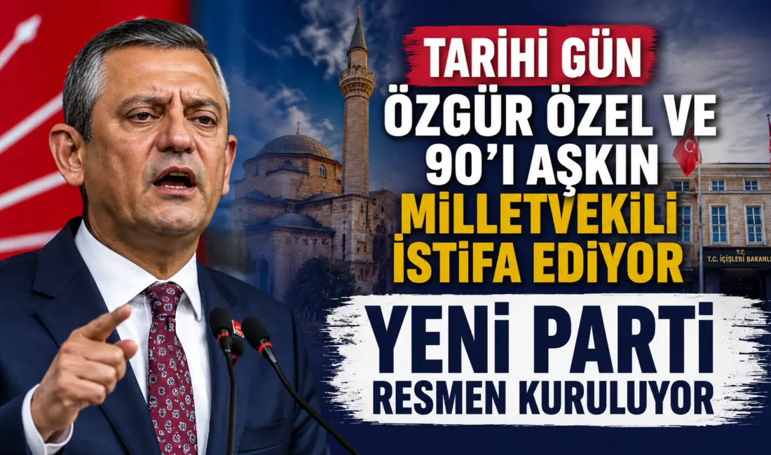 Türk siyasetinde taşları yerinden oynatacak tarihi bir gelişme yaşanıyor. CHP