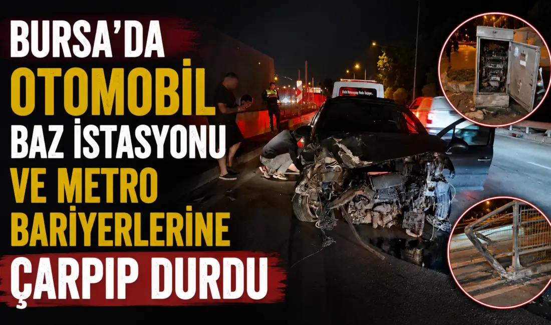 Bursa’nın Osmangazi ilçesinde kendisini sıkıştırdığını iddia ettiği araba yüzünden baz
