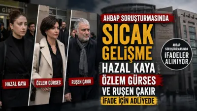 Ahbap Derneği'ne yönelik yürütülen geniş kapsamlı soruşturma çerçevesinde ifadeye çağrılan