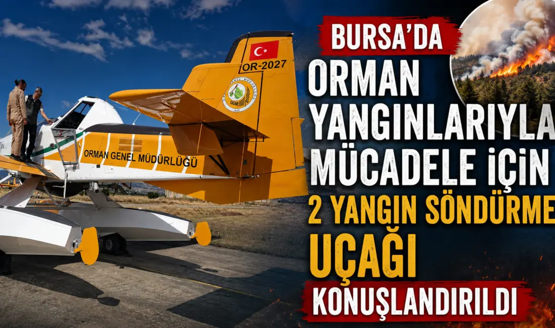 Orman Genel Müdürlüğü envanterinde bulunan 2 adet Air Tractor tipi