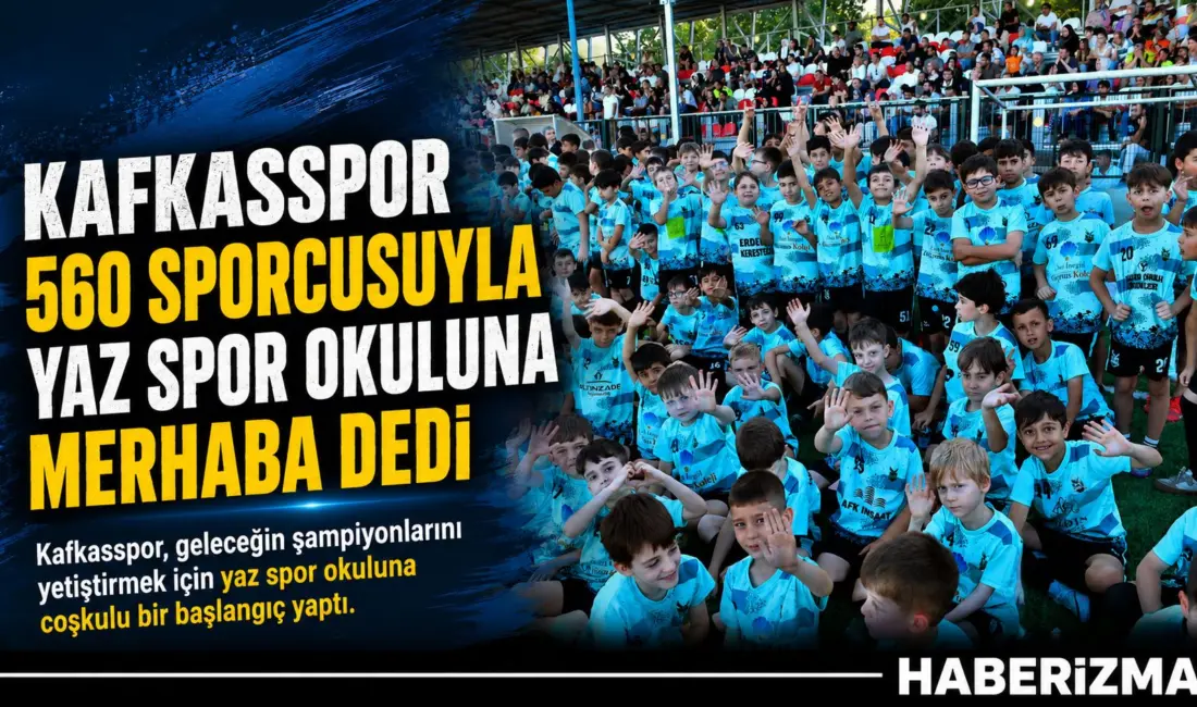 İnegöl Kafkasspor, 2026 Yaz Spor Okulu’nun açılışını 560 sporcunun katılımıyla