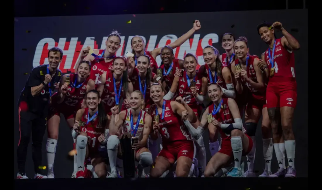 2026 FIVB Voleybol Milletler Ligi finalinde Brezilya'yı yenen A Millî