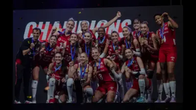 2026 FIVB Voleybol Milletler Ligi finalinde Brezilya'yı yenen A Millî