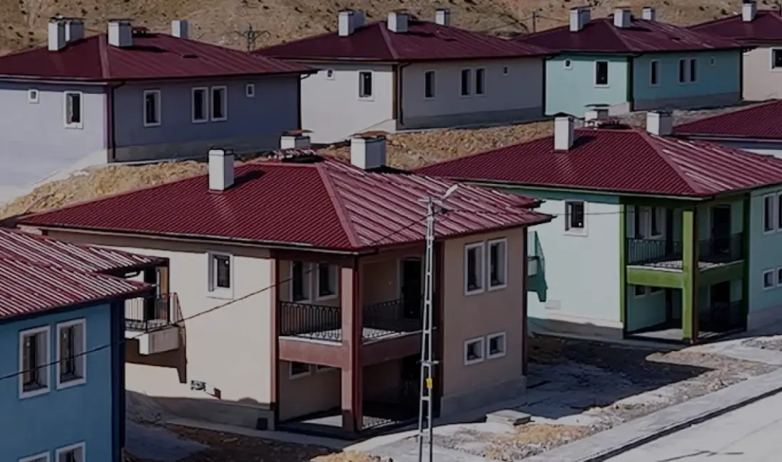 Adıyaman Çelikhan'daki Gölbağ Köyü'nde deprem sonrası inşa edilen 32 köy