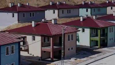 Adıyaman Çelikhan'daki Gölbağ Köyü'nde deprem sonrası inşa edilen 32 köy