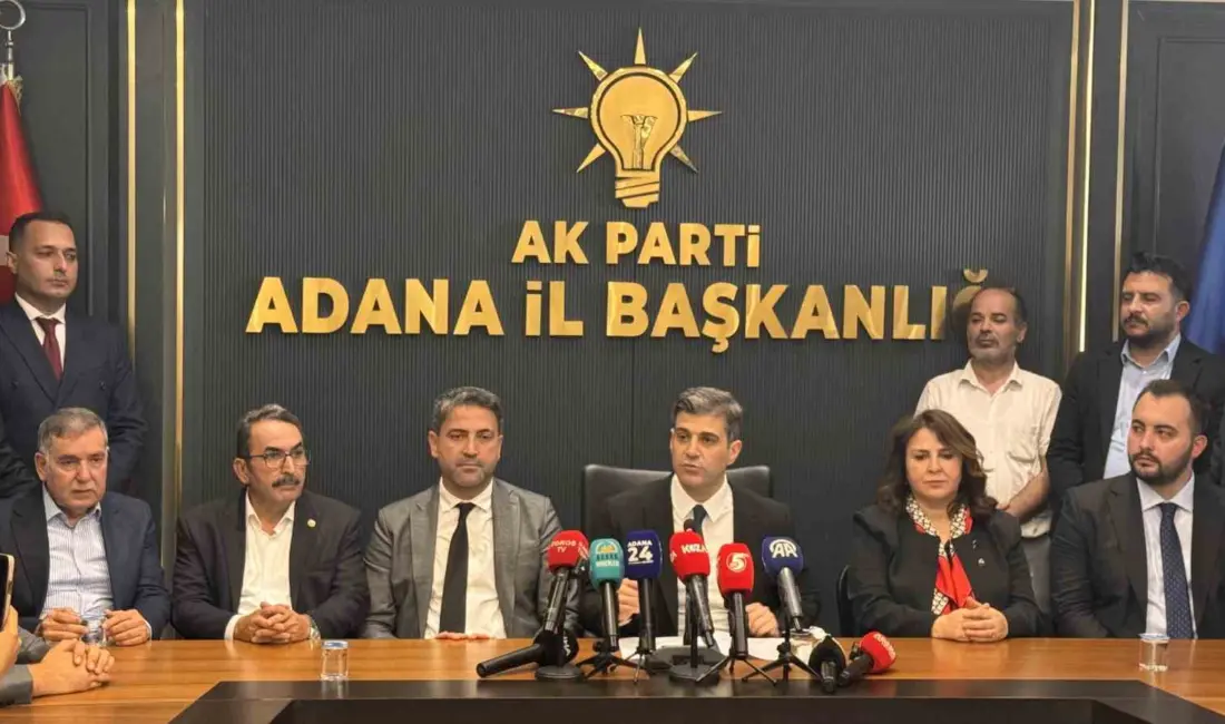 AK Parti Adana İl Başkanlığı görevine getirilen Av. Mustafa Özkan,