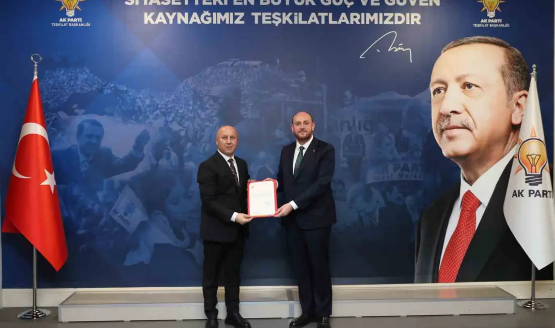 AK Parti Samsun İl Başkanlığı, Terme İlçe Başkanlığı görevinde değişikliğe