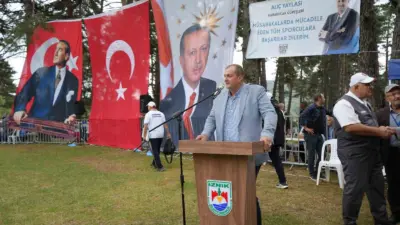 İznik, Elmalı Mahallesi Alıç Yaylası Karakucak Güreşleri muhteşem bir katılım