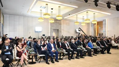 Azerbaycan Cumhurbaşkanı İlham Aliyev, 4. Şuşa Global Medya Forumu’nun açılışındaki