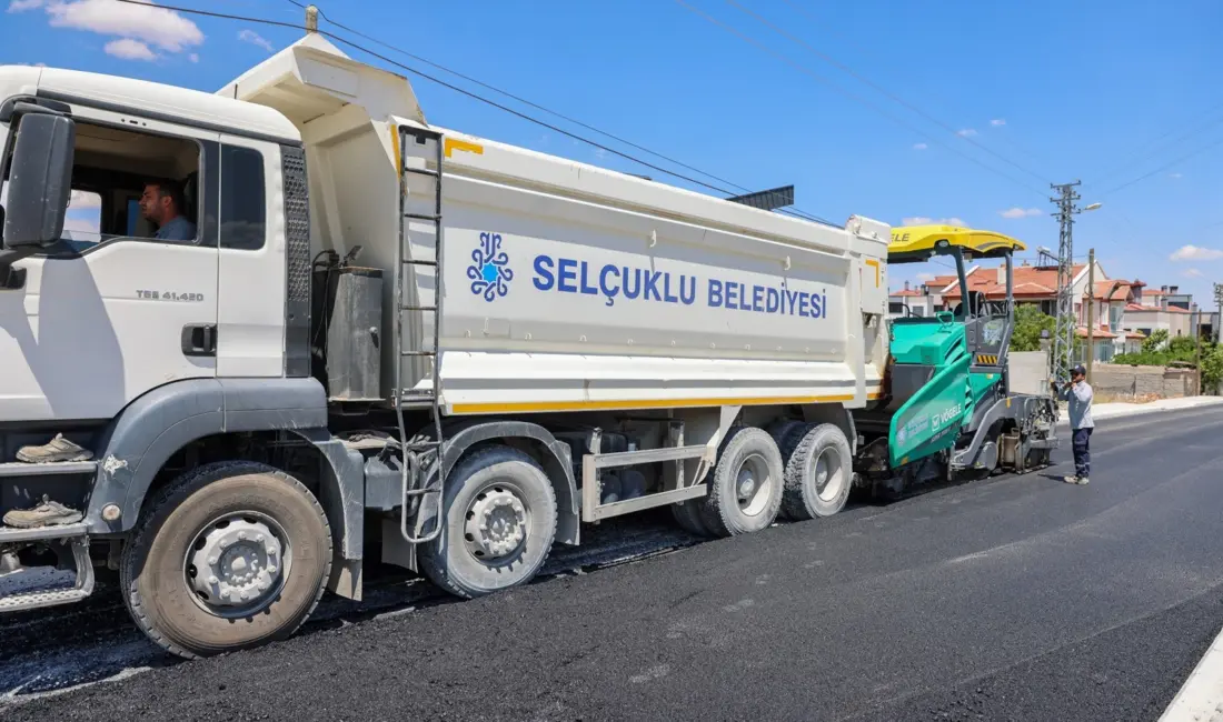 Konya’nın merkez Selçuklu İlçe Belediyesi Fen İşleri Müdürlüğü ekipleri Sille
