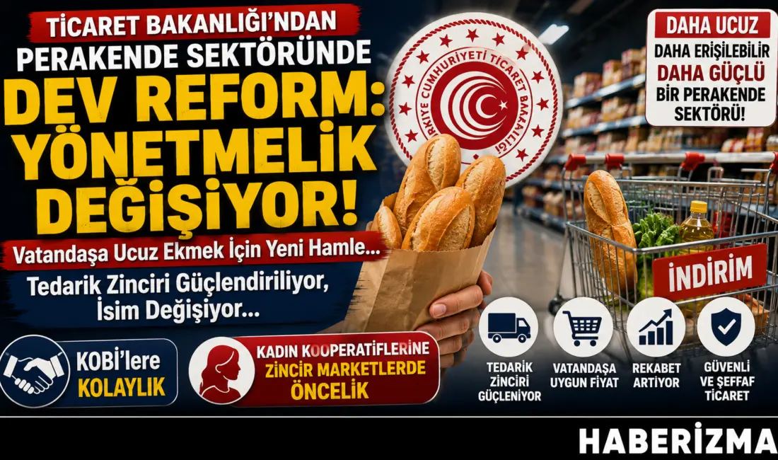 TİCARET BAKANLIĞI'NDAN PERAKENDE SEKTÖRÜNDE DEV REFORM: YÖNETMELİK DEĞİŞİYOR!