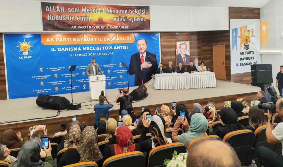 İçişleri Bakanı Mustafa Çiftçi, AK Parti Bayburt İl Başkanlığınca düzenlenen