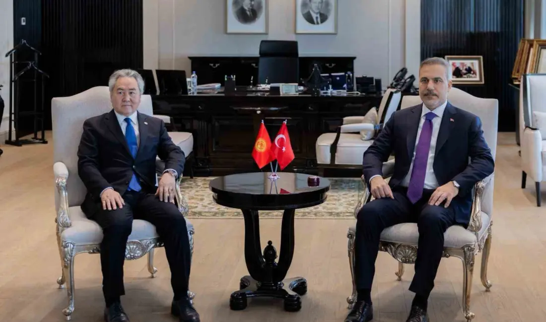 Dışişleri Bakanı Hakan Fidan, Kırgızistan Dışişleri Bakanı Ceenbek Kulubayev ile