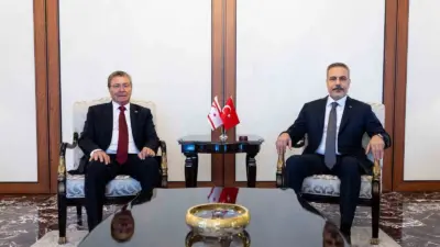 Dışişleri Bakanı Hakan Fidan, Kuzey Kıbrıs Türk Cumhuriyeti (KKTC) Başbakanı