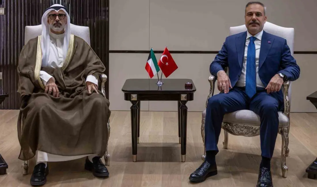 Dışişleri Bakanı Hakan Fidan, Kuveyt Dışişleri Bakanı Şeyh Jarrah Jaber
