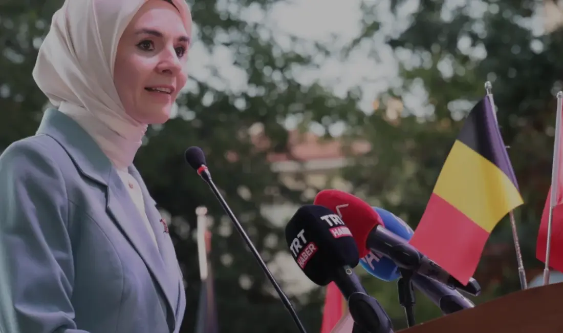 Bakan Göktaş, Belçika Milli Günü resepsiyonunda 300 bini aşkın Türk