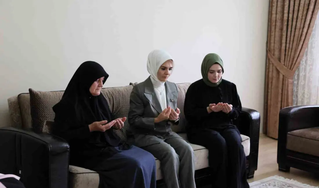 Aile ve Sosyal Hizmetler Bakanı Mahinur Özdemir Göktaş, Erzincan’da şehit