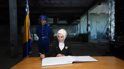 Aile ve Sosyal Hizmetler Bakanı Mahinur Özdemir Göktaş, Srebrenitsa Soykırımı’nın