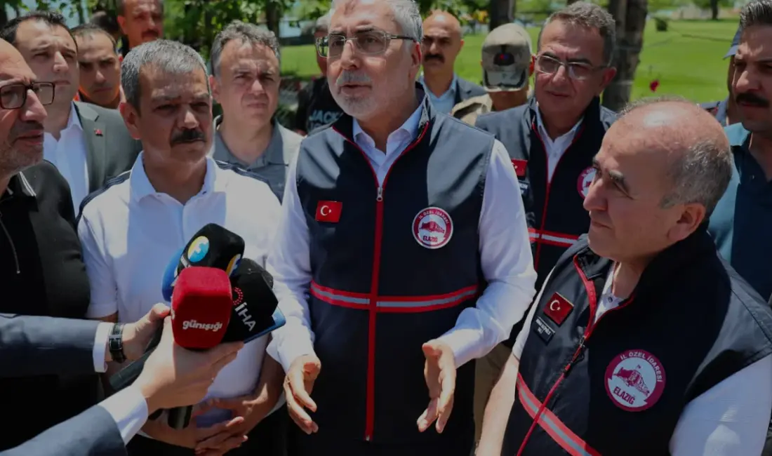 Bakan Vedat Işıkhan, Elazığ'daki İşgücü Uyum Programı kapsamında yürütülen çevre