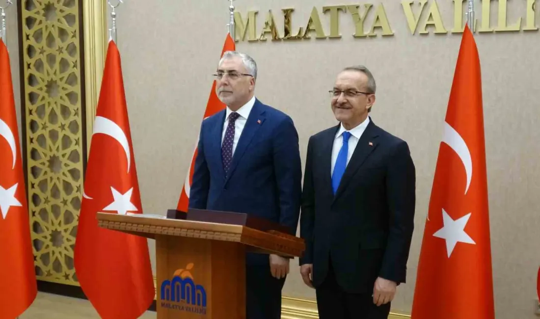 Çalışma ve Sosyal Güvenlik Bakanı Vedat Işıkhan, Malatya programı kapsamında