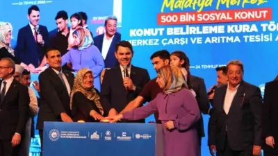 Çevre, Şehircilik ve İklim Değişikliği Bakanı Murat Kurum, Malatya’da düzenlenen