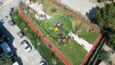 Söke Belediyesi tarafından Akçakonak Mahallesi’nde yapımı tamamlanan park ve yeşil