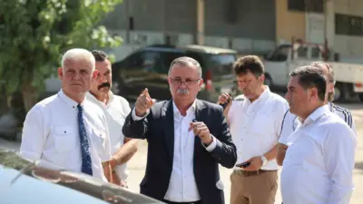 Yunusemre Belediye Başkanı Semih Balaban, Küçük Sanayi Sitesi’nde oda başkanları