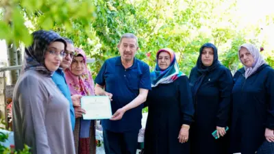 Darende Belediye Başkanı Alican Bozkurt, AK Parti saha çalışmaları kapsamında