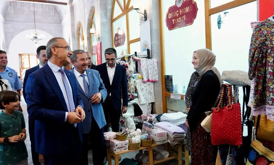Darende Belediye Başkanı Alican Bozkurt, Malatya Valisi Seddar Yavuz ve