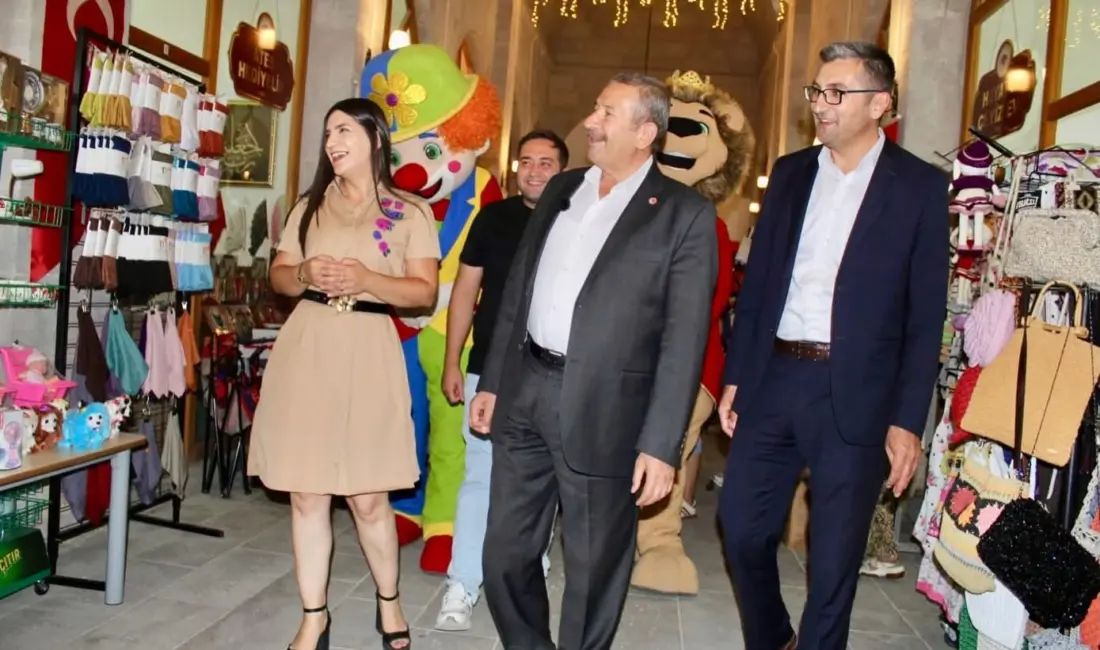 Darende Belediye Başkanı Alican Bozkurt, Tarihi Yusuf Paşa Bedesteni’nde faaliyet