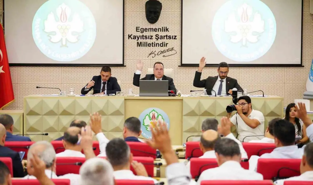 Manisa Büyükşehir Belediye Başkanı Besim Dutlulu, Temmuz Ayı Meclis Toplantısı’nda