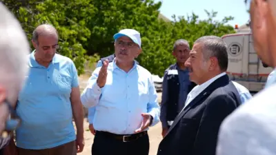 Malatya Büyükşehir Belediye Başkanı Sami Er ile Darende Belediye Başkanı
