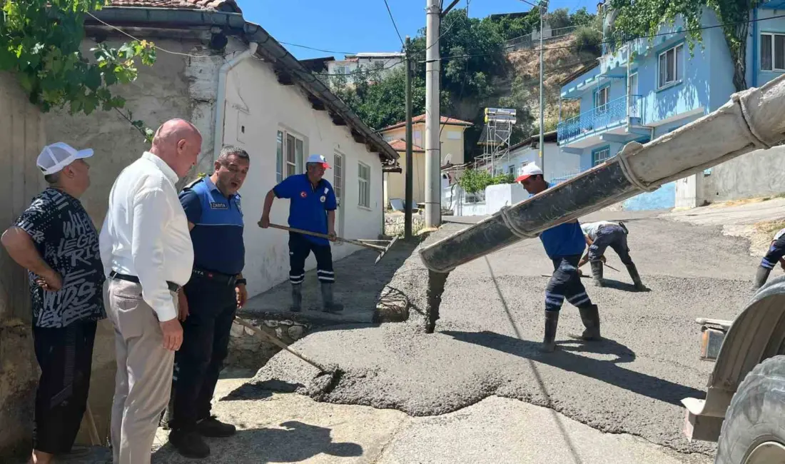 Babadağ Belediye Başkanı Murat Kumral, ilçe genelinde devam eden beton