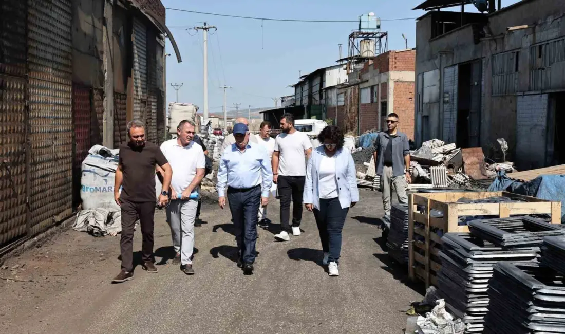 Nilüfer Belediye Başkanı Şadi Özdemir, ilçedeki projeleri yerinde görmek ve