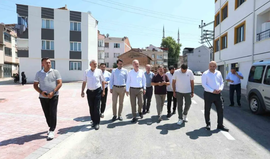 İnegöl Belediye Başkanı Alper Taban, Mesudiye Mahallesi Şehit Er Şenol