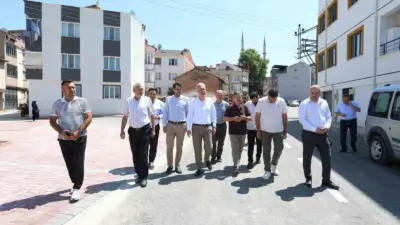İnegöl Belediye Başkanı Alper Taban, Mesudiye Mahallesi Şehit Er Şenol
