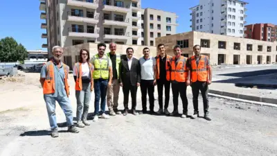 Battalgazi Belediye Başkanı Bayram Taşkın, Sancaktar Mahallesi’ndeki rezerv alan çalışmalarını