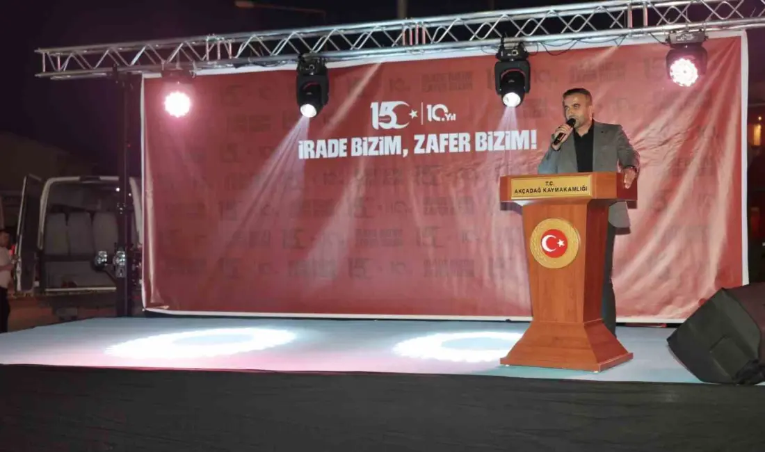 Akçadağ Belediye Başkanı Hasan Ulutaş, 15 Temmuz Demokrasi ve Milli