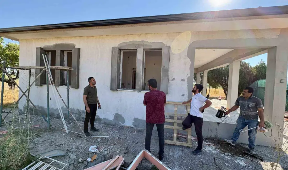 Malatya’nın Akçadağ ilçesinde yapımı devam eden yeni mezarlık alanı, kademe