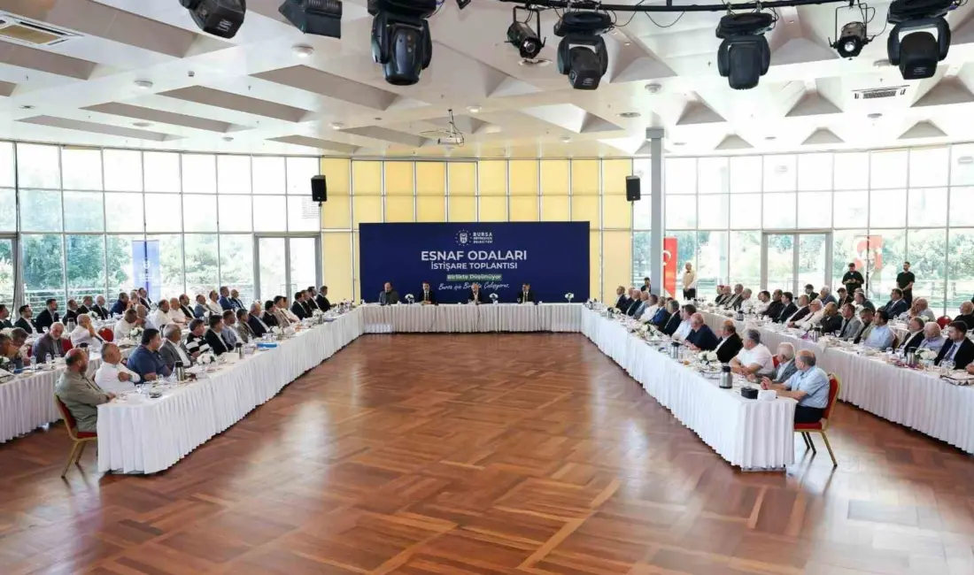 Bursa Büyükşehir Belediyesi Başkan Vekili Şahin Biba, Esnaf Odaları İstişare